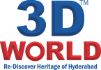 3D World Hyderabad Logo